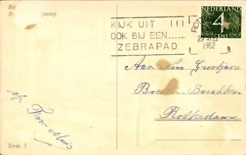 Ak Nordholland Niederlande, Volkstracht, Bij de pomp