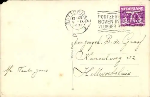 Ak Vermenschlichter Hund, Kleidung