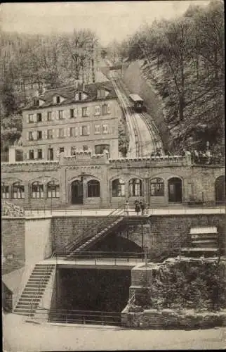 Ak Heidelberg am Neckar, Bergbahn, Treppen