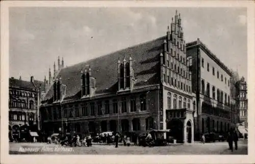 Ak Hannover in Niedersachsen, altes Rathaus