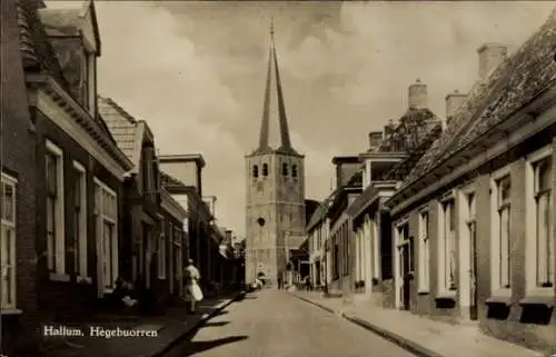 Ak Hallum Friesland Niederlande, Hegebuorren