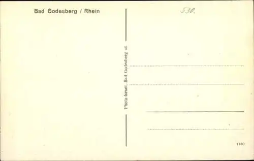 Ak Bad Godesberg Bonn am Rhein, Gasthaus Zur Lindenwirtin, Godesburg, Gedicht