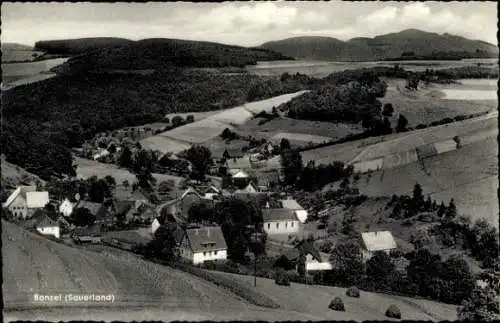 Ak Bonzel Lennestadt im Sauerland, Teilansicht