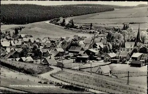 Ak Grönebach Winterberg im Sauerland, Panorama