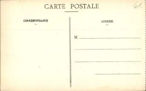 Ak Creil Oise, Guerre 1914-16, Maisons incendiees par les Allemands Septembre 1914