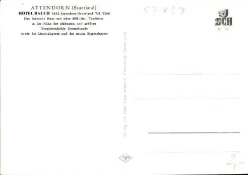 Ak Attendorn im Sauerland, Gesamtansicht