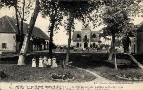 Ak Chantenay Saint Imbert Nièvre, Les dependances du Chateau des Genevrieres