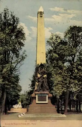 Ak Nancy Meurthe et Moselle, Monument Carnot