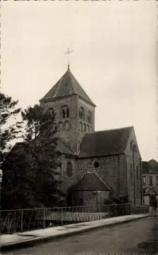 Ak Domfront Orne, Kirche Notre-Dame