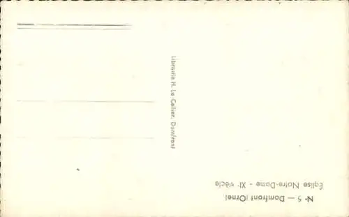 Ak Domfront Orne, Kirche Notre-Dame