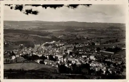 Ak Langogne Lozère, Vue generale