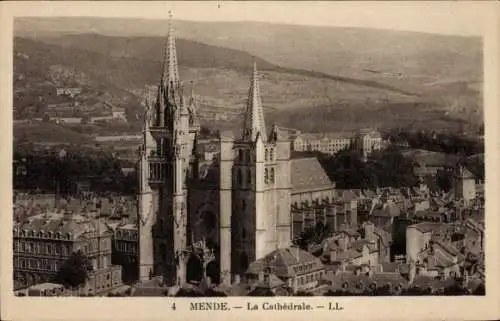 Ak Mende Lozère, La Cathedrale