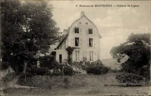 Ak Marvejols Lozère, Chateau du Lignon