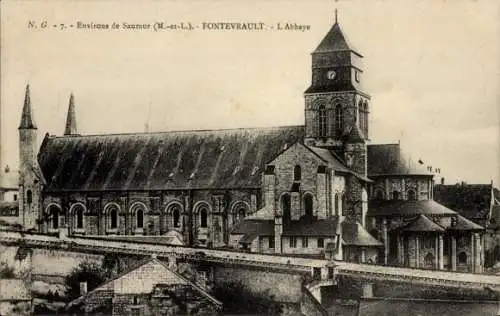 Ak Fontevrault Maine-et-Loire, Abbaye