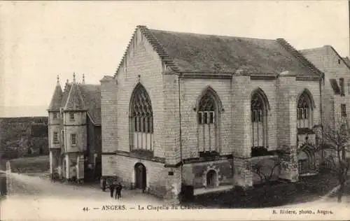 Ak Angers Maine et Loire, Chapelle du Chateau