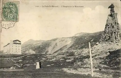 Ak Le Petit St-Bernard Savoie, L'Hospice, Monument