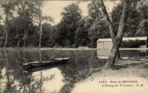 Ak Meudon Hauts de Seine, L’Etang de Trivaux