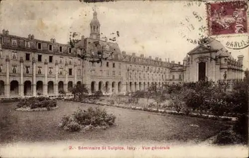 Ak Issy les Moulineaux Hauts de Seine, St-Sulpice Seminar