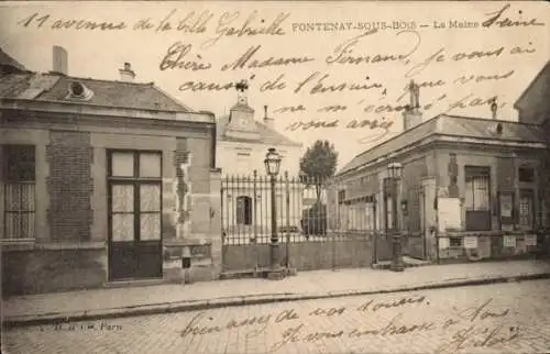 Ak Fontenay sous Bois Val de Marne, La Maine