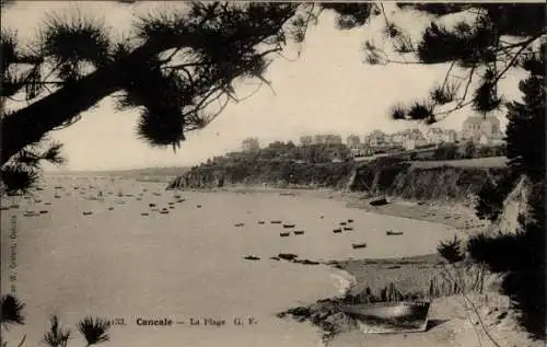 Ak Cancale Ille et Vilaine, Strand