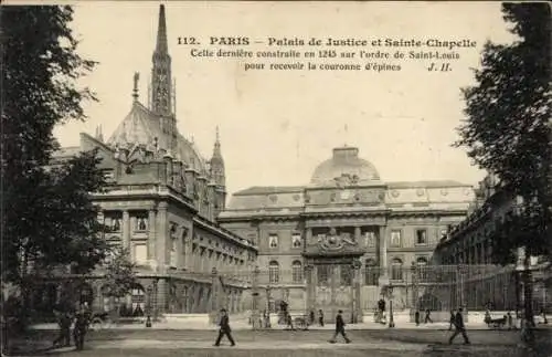 Ak Paris I, Palais de Justice, Sainte-Chapelle