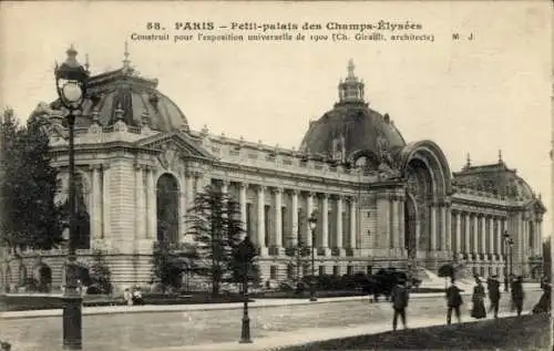 Ak Paris VIII, Petit-Palais des Champs-Élysées