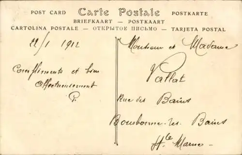 Ak Paris XIX. Buttes Chaumont, Park