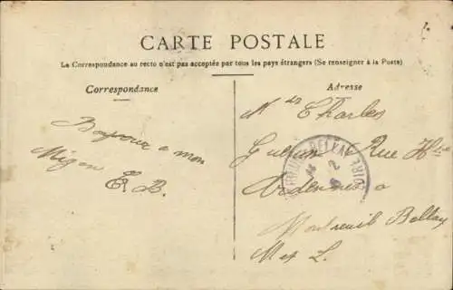 Ak Paris XIX. Buttes Chaumont, Park