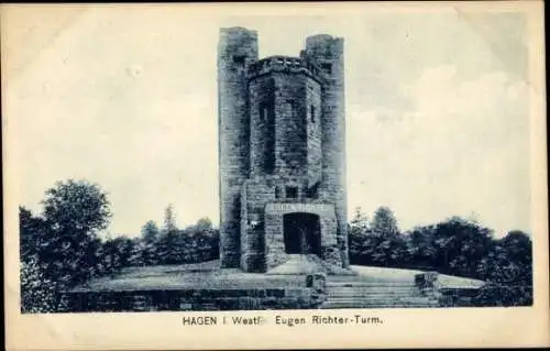 Ak Hagen in Westfalen, Eugen Richter-Turm