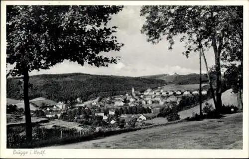 Ak Brügge Lüdenscheid im Märkischen Kreis Westfalen, Panorama