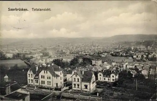 Ak Saarbrücken im Saarland, Gesamtansicht