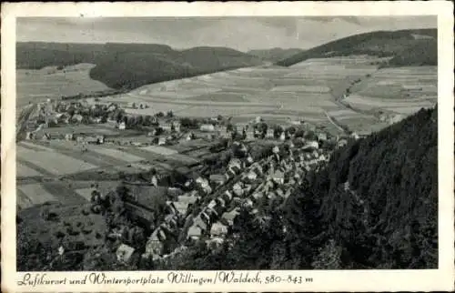 Ak Willingen Waldeck Upland in Hessen, Gesamtansicht