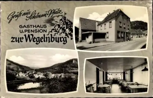 Ak Schönau in der Pfalz, Gasthaus "Zur Wegelnburg"