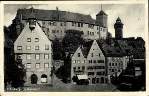 Ak Nürnberg in Mittelfranken, Burg