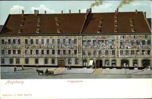 Ak Augsburg in Schwaben, Fuggerhaus