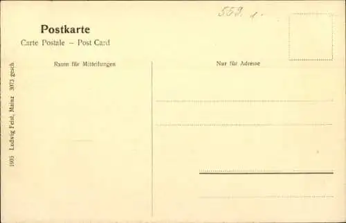 Ak Bremm an der Mosel, Teilansicht, Klosterruine Stubben