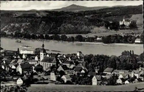 Ak Niederbreisig Bad Breisig am Rhein, Gesamtansicht, Kirche, Blick auf Hönninger Seite