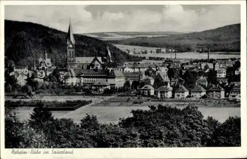 Ak Neheim Arnsberg im Sauerland, Panorama mit Kirche