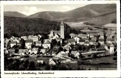 Ak Schmallenberg im Sauerland, gesamtansicht, Kirche