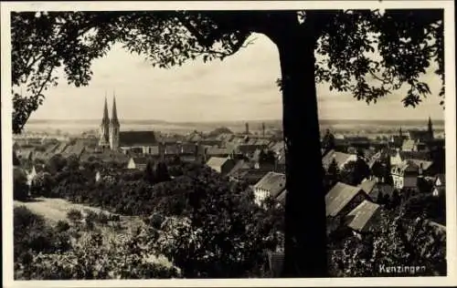 Ak Kenzingen im Breisgau Baden, Gesamtansicht, Kirchturm