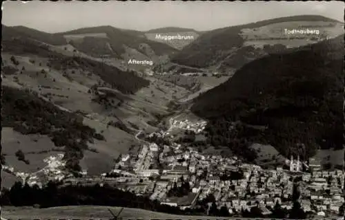 Ak Todtnau im Schwarzwald, Totalansicht, Aftersteg, Muggenbrunn, Todtnauberg