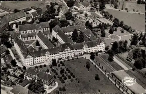 Ak Salem im Bodenseekreis Baden, Schloss Salem, Luftansicht