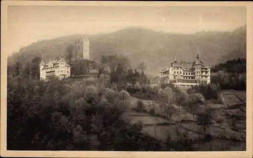 Ak Hornberg im Schwarzwald, Beamten-Erholungsheim, Schloss Hornberg