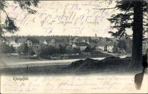 Ak Königsfeld im Schwarzwald Baden, Teilansicht