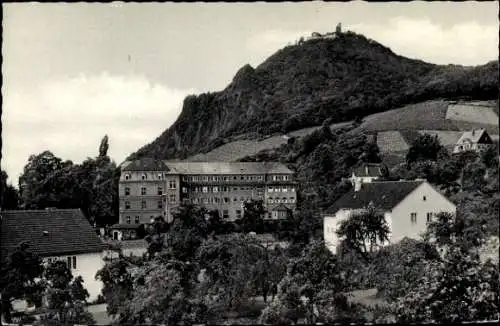 Ak Rhöndorf Bad Honnef am Rhein, Katholisches Mütterheim, Drachenfels