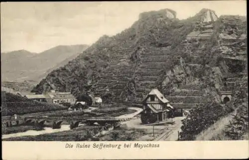 Ak Mayschoß an der Ahr, Ruine Saffenburg