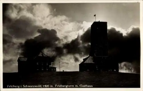 Ak Feldberg im Schwarzwald, Feldbergturm, Gasthaus