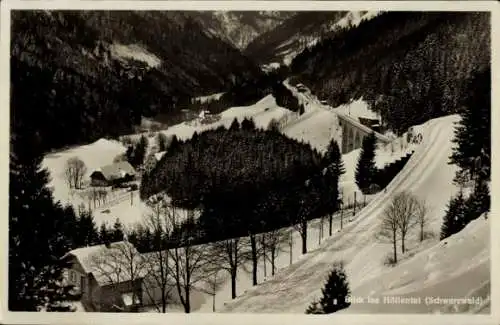 Ak Breitnau im Schwarzwald, Höllental, Höllsteig, Hofgut Sternen, Ravenna Viadukt, Winter