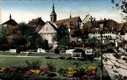 Ak Neustadt im Schwarzwald, Kurgarten, Kirche