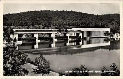 Ak Rheinfelden Kt. Aargau Schweiz, Kraftwerk Ryburg Schwörstadt